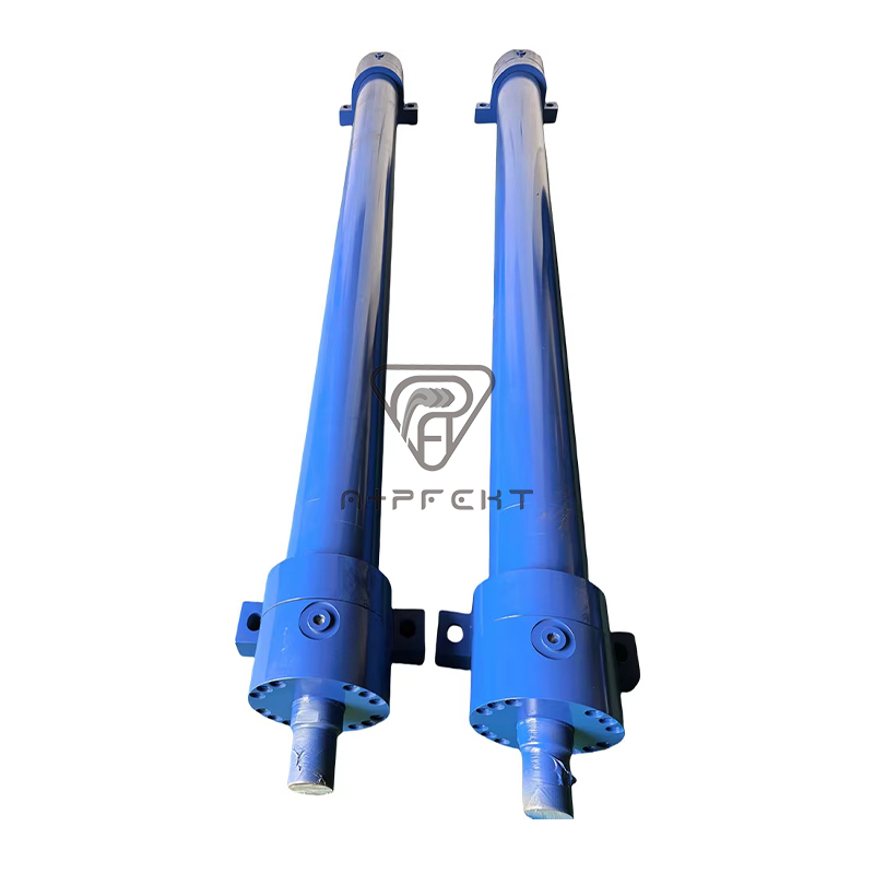  Cilindro hidráulico de carga tensional de acción simple para grúa